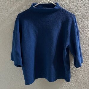 Ann Taylor Royal Blue Knit Top